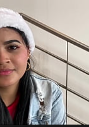 Petite Latina thought she was going to a Christmas photo shoot and ended up making a Christmas porn movie